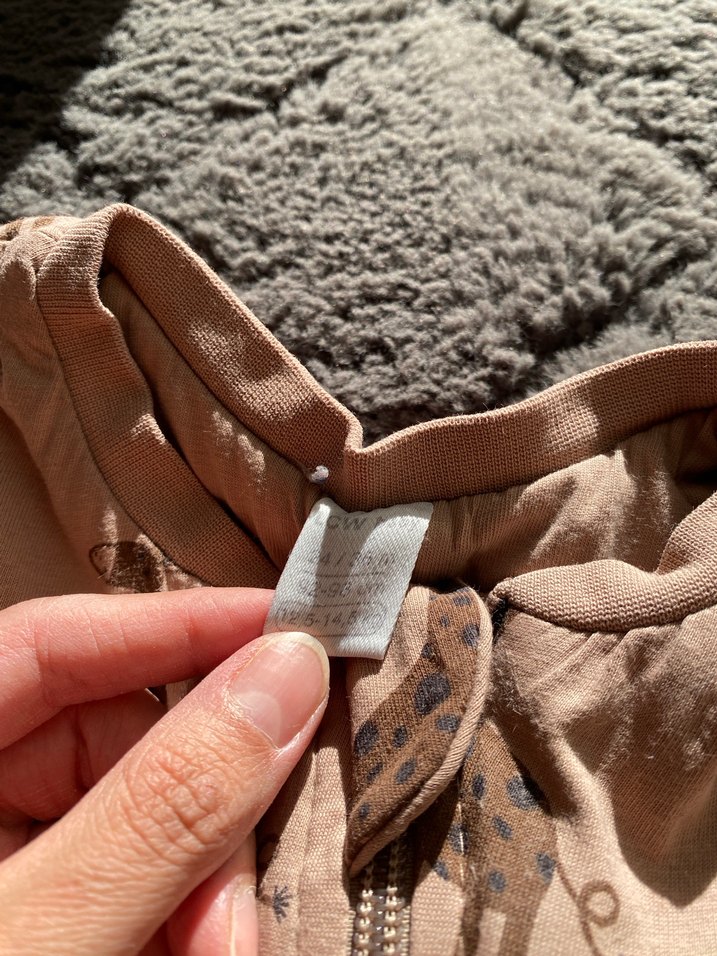 Kahverengi Fermuarlı Erkek Bebek Tulumu - Görsel 3