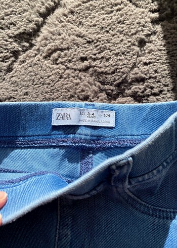 Zara Erkek Çocuk Mavi Dar Kesim Kot Pantolon