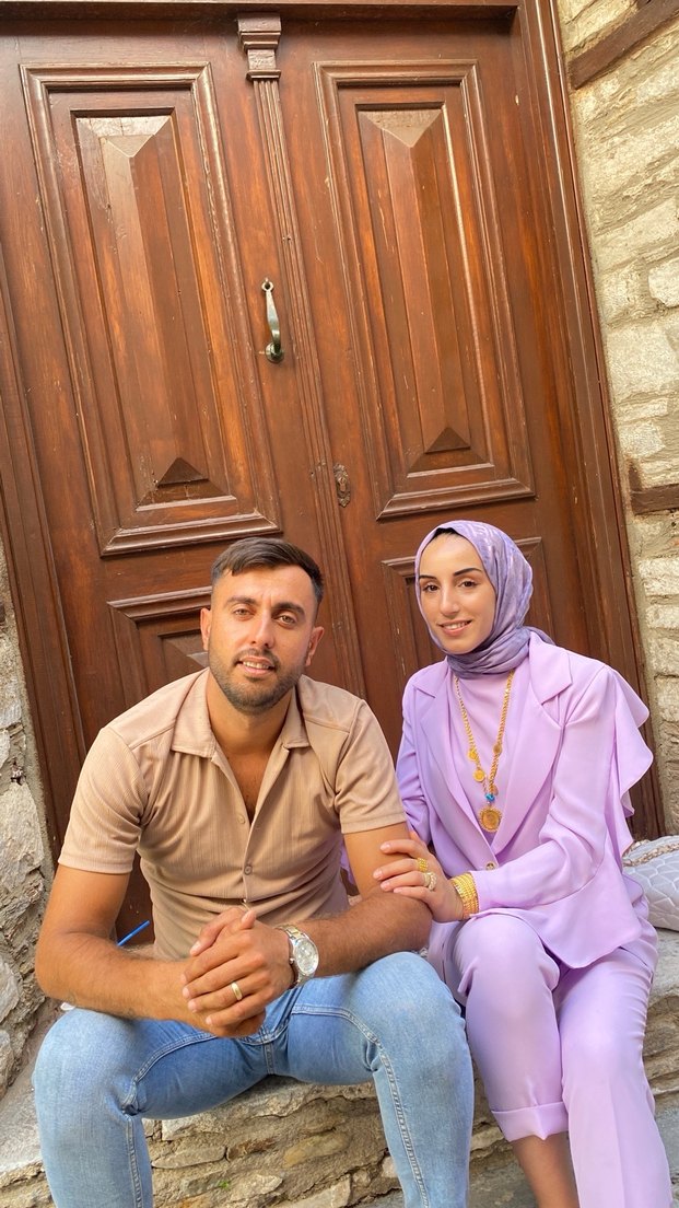 Lila Uzun Kollu Fırfırlı Kadın Takım - Görsel 2