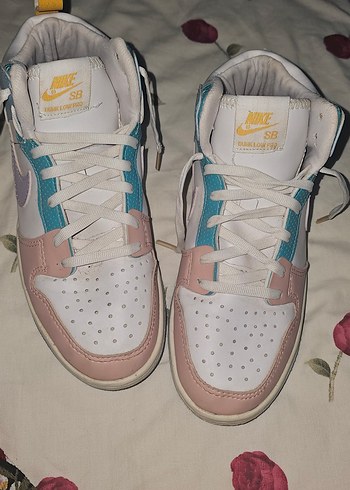 orijinal Nike SB Pastel Renkli Kadın yüksek taban Spor Ayakkabı