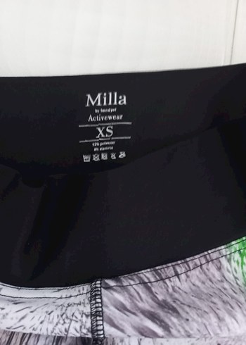 Yeşil Batik Desenli Spor Tayt - Görsel 3