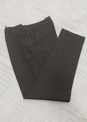 Kadın Kahverengi Kumaş Ofis Pantolonu - Görsel 2