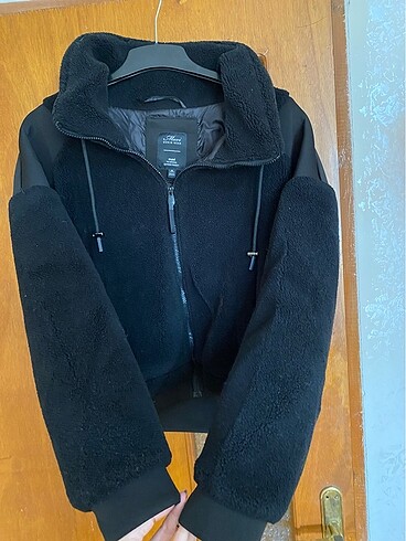 Mavi Jeans siyah renk peluş ceket