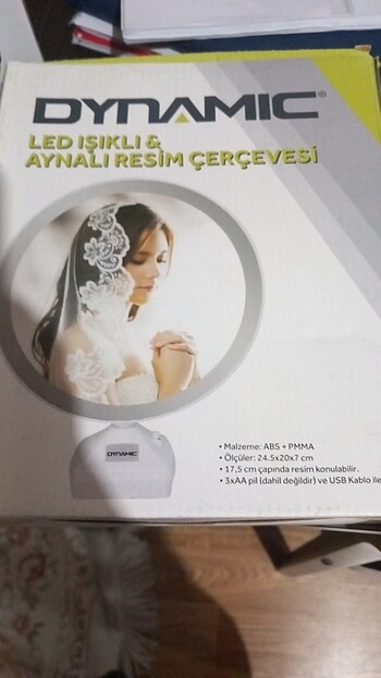 Dynamıc Led ışıklı aynalı resim çerçevesi