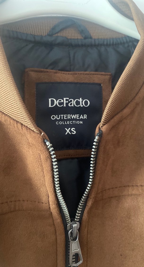 Erkek Kahverengi Süet Fermuarlı Ceket - Görsel 2