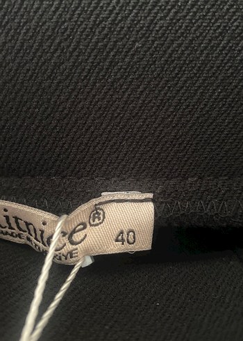 Kadın Siyah Uzun Kumaş Pantolon - Görsel 3