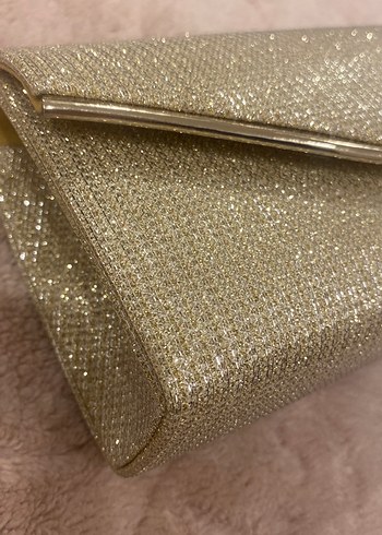 Parlak gold Kadın Portföy Çanta - Görsel 2