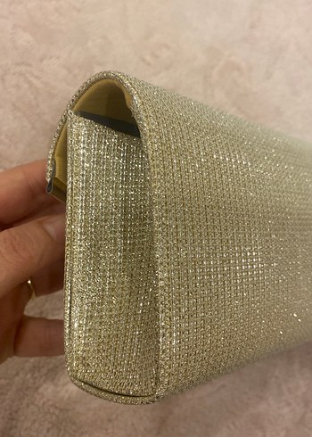 Parlak gold Kadın Portföy Çanta - Görsel 10