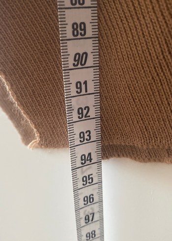 Bej Uzun Kollu Standart beden Kadın Triko Kazak - Görsel 6