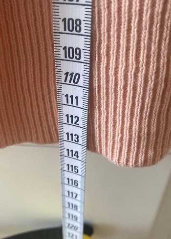 Bej Uzun Kollu Salaş Kadın Triko Elbise - Görsel 8