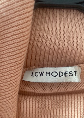 Bej Uzun Kollu Salaş Kadın Triko Elbise - Görsel 2