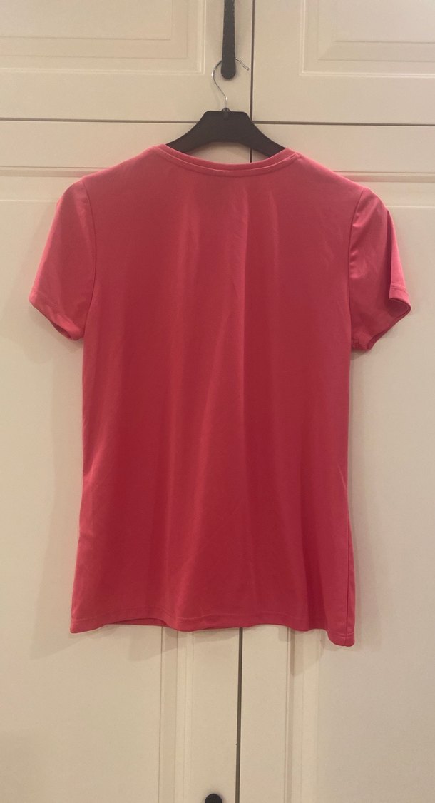 Pembe Kadın Kısa Kollu Tişört - Görsel 4