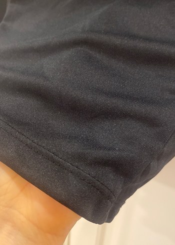 Kadın Siyah Kısa Kollu Spor Tişört - Görsel 4