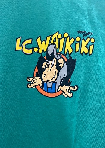 Yeşil Erkek Çocuk Kısa Kollu Baskılı Tişört - Görsel 3