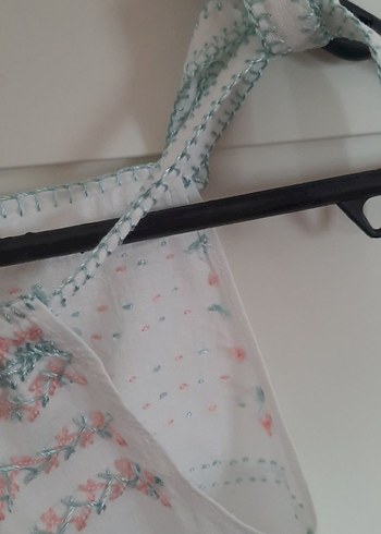 Nakışlı Pembe Çocuk elbisesi - Görsel 4