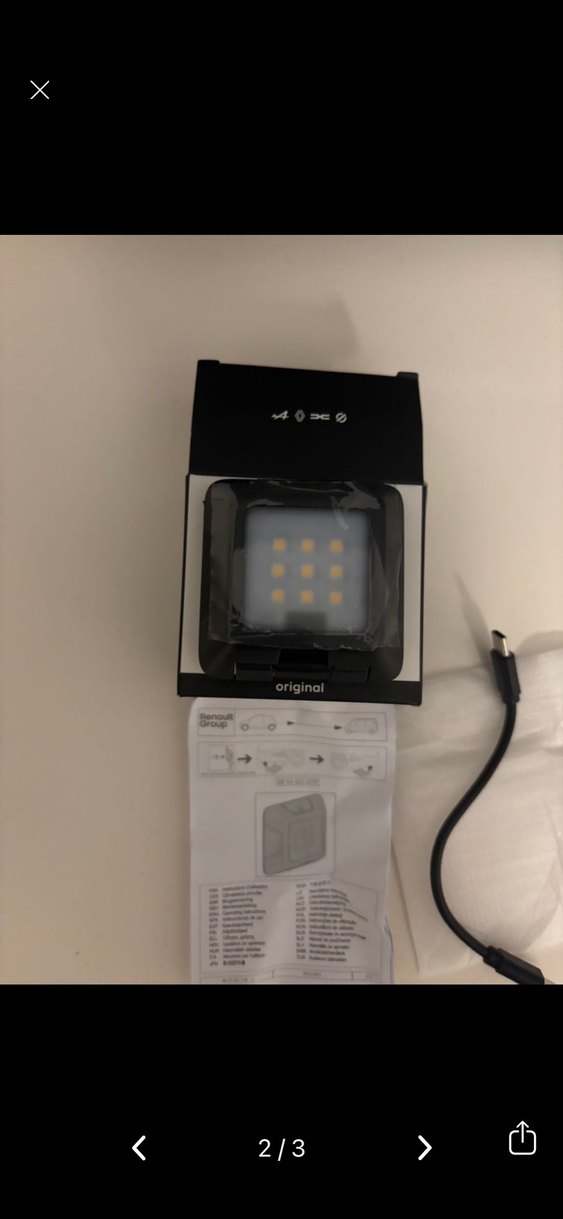 2025 RENAULT DUSTER Youclip Orijinal Siyah Power Bank Lambası - Görsel 3