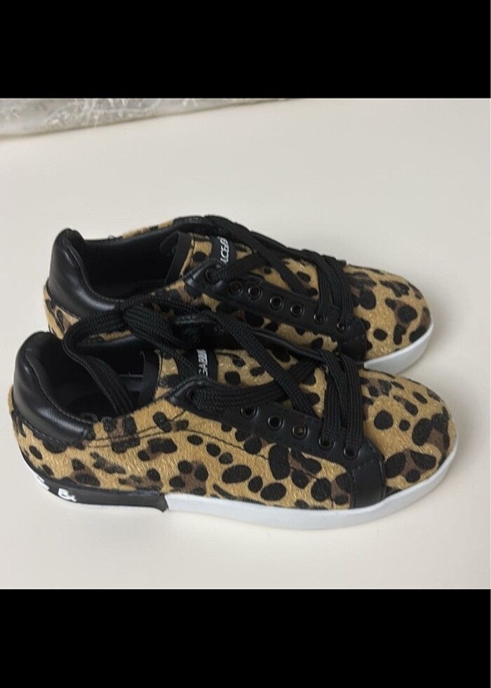 DOLCE&GABBANA 36 tek numara  yeni leopar trendi - Görsel 2