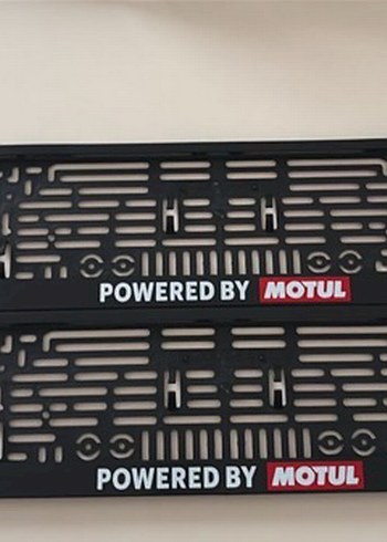 Siyah Motul Lisanslı 2li OTOMOTİV PLAKALIK