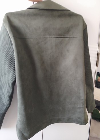 Gri Süet Düğmeli Erkek Ceket - Görsel 5