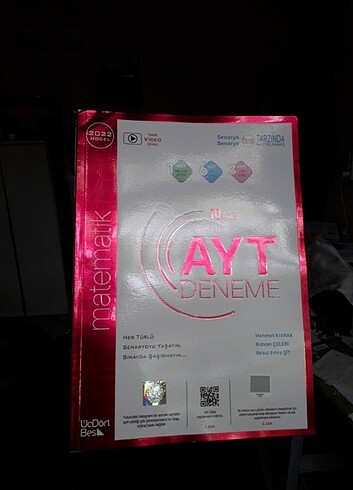 Ayt mat deneme 345
