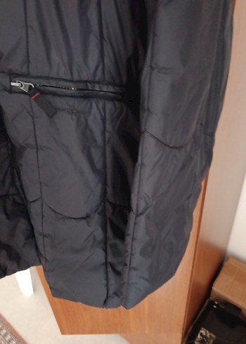 Siyah Fermuarlı  Kadın kaban - Görsel 4