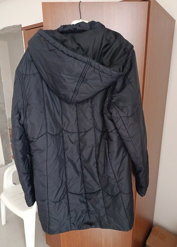 Siyah Fermuarlı  Kadın kaban - Görsel 7