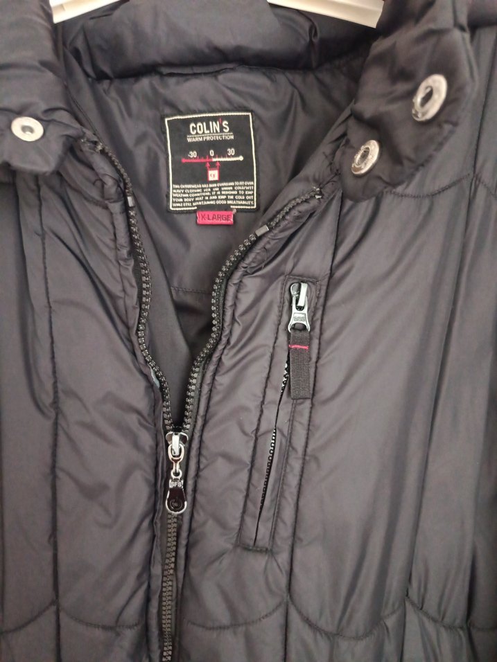 Siyah Fermuarlı  Kadın kaban - Görsel 2