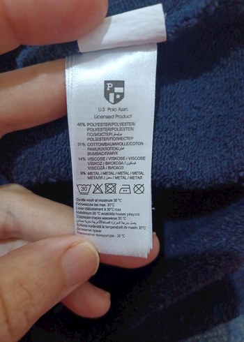 Nakışlı Mavi Kadın Sweatshirt - Görsel 4