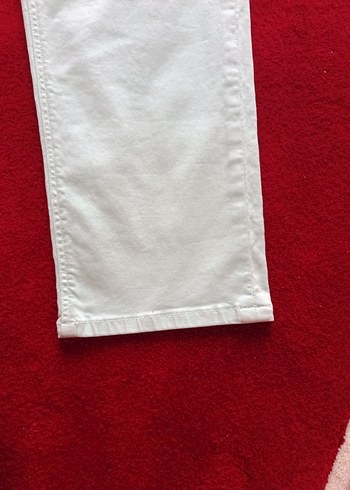 yeşil  Midi Pamuklu Kadın Pantolon - Görsel 13