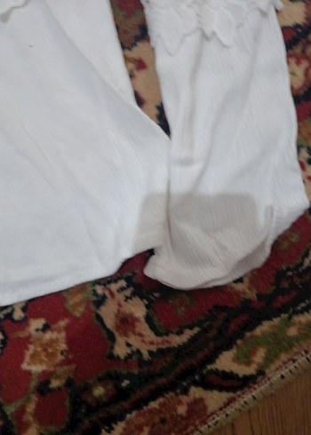 Dantel Detaylı Beyaz Bohem Kadın Bluz - Görsel 4