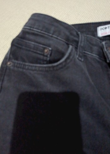 Siyah Kadın Denim Jean - Görsel 5