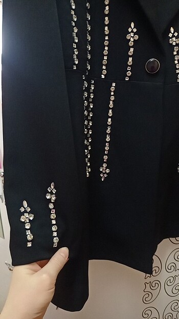Koton Taşlı blazer ceket