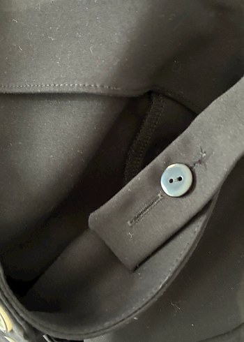 Siyah Strappy Midi Elbise - Görsel 5