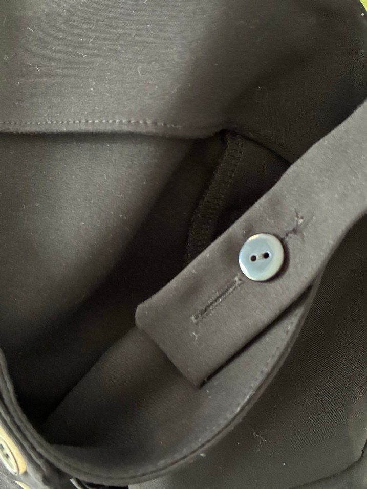 Siyah Strappy Midi Elbise - Görsel 5