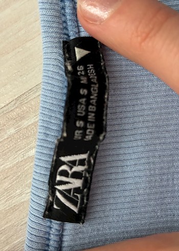 Kadın Gri Denim Kısa Kollu Tişört - Görsel 2