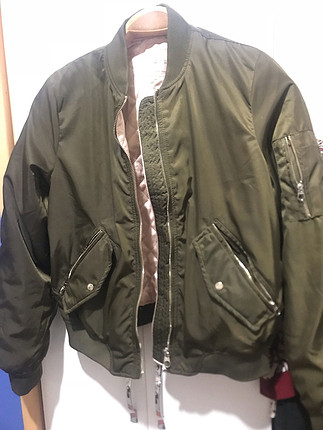 Pull and Bear Yesil ceket