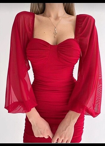s Beden kırmızı Renk Kırmızı Mezuniyet Elbisesi