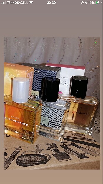 Üçlü bayan parfüm setimiz