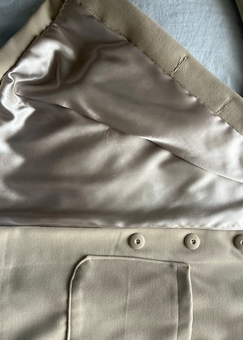 Bej Düğmeli Midi Kadın Kaban s beden 12-13 yaş kız çocuk - Görsel 3