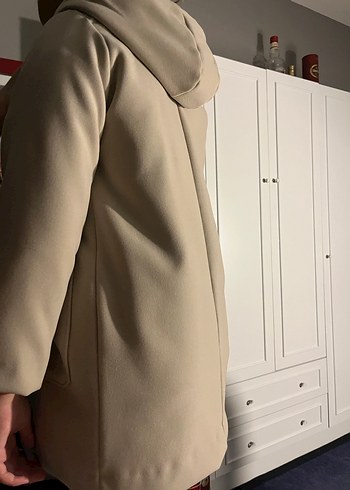 Bej Düğmeli Midi Kadın Kaban s beden 12-13 yaş kız çocuk - Görsel 6