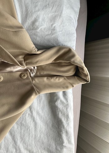 Bej Düğmeli Midi Kadın Kaban s beden 12-13 yaş kız çocuk - Görsel 4