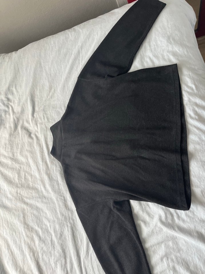 Siyah Yarım Fermuarlı Kadın  Milla Sweat - Görsel 4