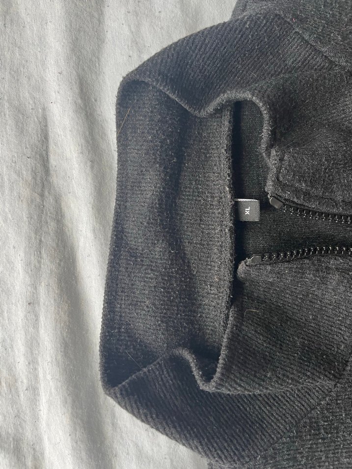 Siyah Yarım Fermuarlı Kadın  Milla Sweat - Görsel 3