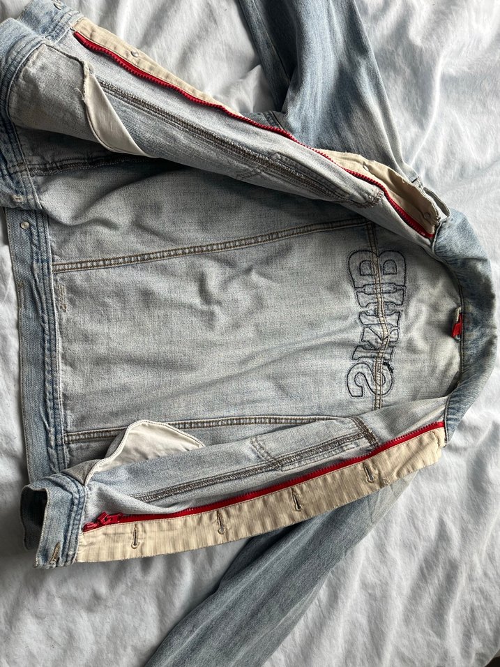 American vintage kot ceket eskitme retro - Görsel 4