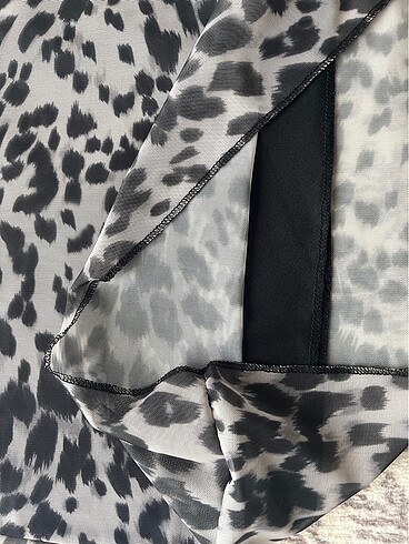 s Beden Trendyolmilla leopar etek midi boy