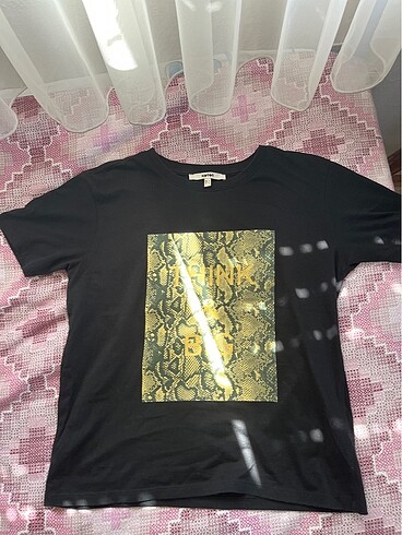 Koton leopar yılan desenli t shirt