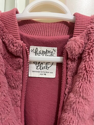 24-36 Ay Beden Kız çocuk peluş mont