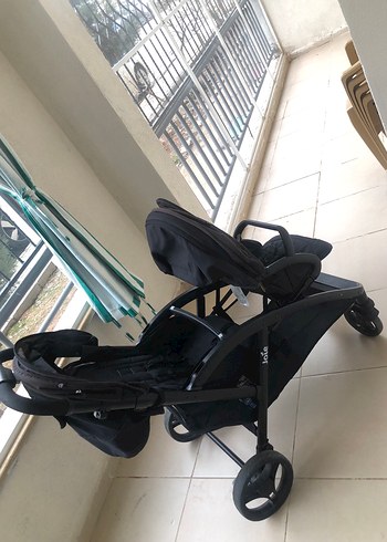 Joie Siyah Çiftli Bebek Arabası - Görsel 6