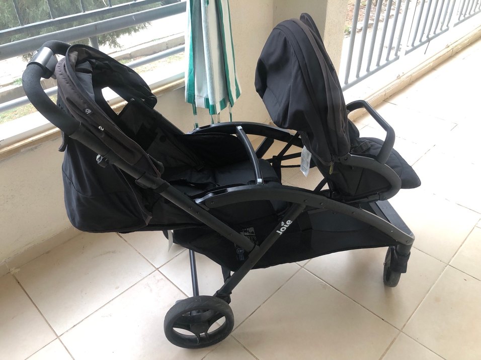 Joie Siyah Çiftli Bebek Arabası - Görsel 4