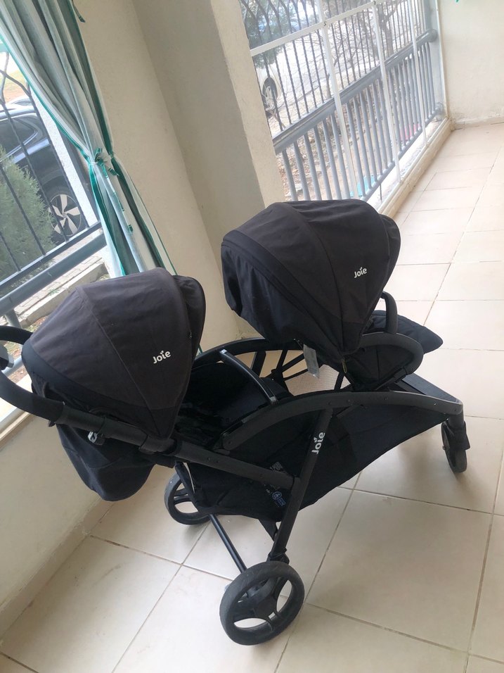 Joie Siyah Çiftli Bebek Arabası - Görsel 2